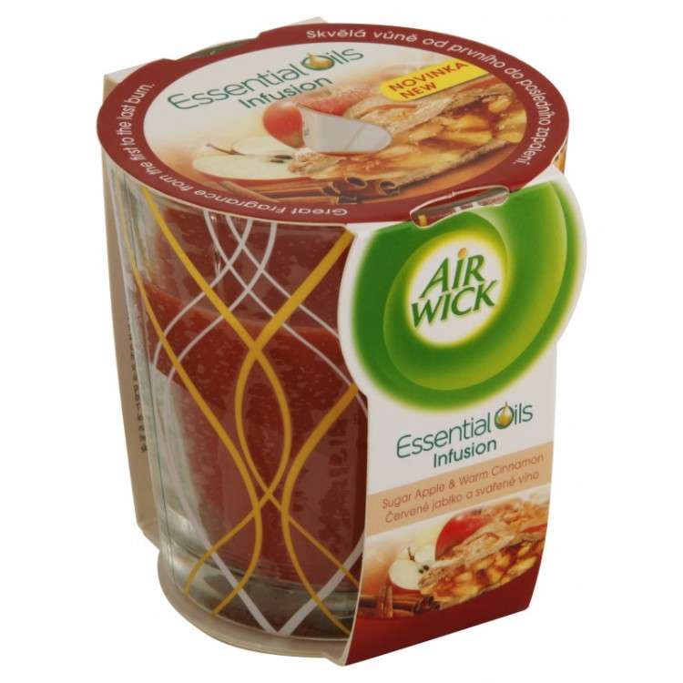 AirWick Essent.Oils In 150g Jablko+skoři | Svíčky, svícny a lampové oleje AirWick Essent.Oils In 150g Jablko+skoři | Svíčky, svícny a lampové oleje
